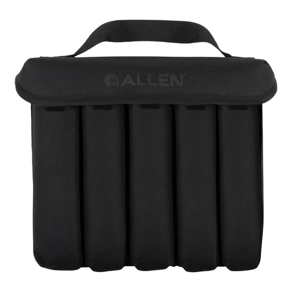 Noise Dampening Device Heat Resistant Range Travel Storage Pouch, Holds 5, Black