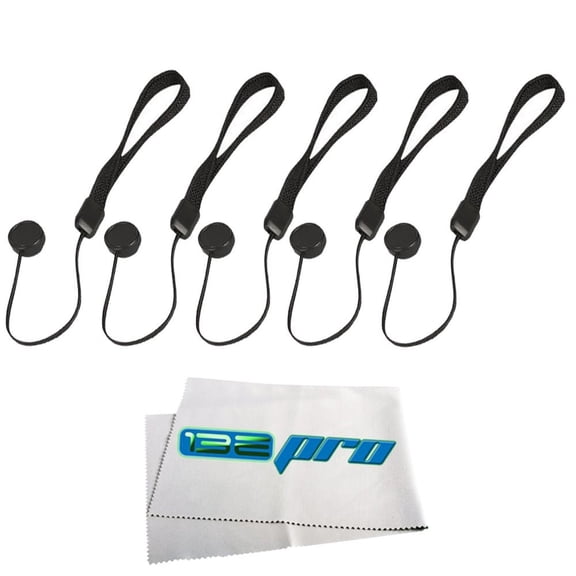 (5) Cap Keeper For 77mm Lens + I3ePro Ultrasoft Cleaning Cloth Kit