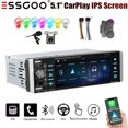 5" Car Stereo Radio Apple Carplay/Android Auto IPS Touch Screen USB BT
