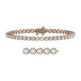 thumbnail image 1 of 5 Carat Diamond Tennis Bracelet in 10K Rose Gold (7 Inch), 1 of 3