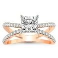 thumbnail image 1 of IGI Certified 5 Carat Cushion Shape Lab Grown Diamond Engagement Ring | 14K Rose Gold | Antique Allure Vintage Lab Diamond Ring | FG-VS1-VS2 Quality Friendly Diamonds, 1 of 6