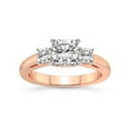 thumbnail image 1 of 5 Carat IGI Certified Cushion Shape Lab Grown Diamond Engagement Ring | 14K Rose Gold |Jia Secret Double Halo Eternity Diamond Ring | FG-VS1-VS2 Quality Friendly Diamonds, 1 of 5