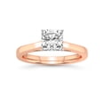 thumbnail image 1 of 5 Carat IGI Certified Cushion Shape Lab Grown Diamond Engagement Ring | 14K Rose Gold |Shye Petal Solitaire Diamond Ring | FG-VS1-VS2 Quality Friendly Diamonds, 1 of 4