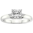 thumbnail image 1 of 5 Carat IGI Certified Cushion Shape Lab Grown Diamond Engagement Ring | 14K White Gold | Arielle Solitaire Diamond Ring | FG-VS1-VS2 Quality Friendly Diamonds, 1 of 4