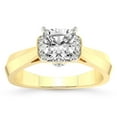 thumbnail image 1 of IGI Certified 5 Carat Cushion Shape Lab Grown Diamond Engagement Ring | 14K White Gold | Delanie Side Cuff Lab Diamond Ring | FG-VS1-VS2 Quality Friendly Diamonds, 1 of 6