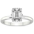 thumbnail image 1 of IGI Certified 5 Carat Emerald Shape Lab Grown Diamond Engagement Ring | 14K White Gold | Malissa Solitaire Diamond Ring | FG-VS1-VS2 Quality Friendly Diamonds, 1 of 6