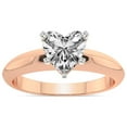 thumbnail image 1 of 5 Carat IGI Certified Heart Shape Lab Grown Diamond Engagement Ring | 14K Rose Gold |Eloise Solitaire Knife Edge Diamond Ring | FG-VS1-VS2 Quality Friendly Diamonds, 1 of 4
