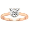 thumbnail image 1 of 5 Carat IGI Certified Heart Shape Lab Grown Diamond Engagement Ring | 14K Rose Gold |Mystic Secret Halo Diamond Ring | FG-VS1-VS2 Quality Friendly Diamonds, 1 of 4