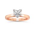thumbnail image 1 of 5 Carat IGI Certified Heart Shape Lab Grown Diamond Engagement Ring | 14K Rose Gold |Teagan Solitaire Diamond Ring | FG-VS1-VS2 Quality Friendly Diamonds, 1 of 4