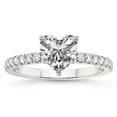 thumbnail image 1 of IGI Certified 5 Carat Heart Shape Lab Grown Diamond Engagement Ring | 14K White Gold |Nomi Classic Eternity Lab Diamond Ring | FG-VS1-VS2 Quality Friendly Diamonds, 1 of 6