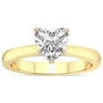 thumbnail image 1 of 5 Carat IGI Certified Heart Shape Lab Grown Diamond Engagement Ring | 14K Yellow Gold | Elsa Hidden Accents Solitaire Diamond Ring | FG-VS1-VS2 Quality Friendly Diamonds, 1 of 4