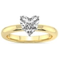 thumbnail image 1 of IGI Certified 5 Carat Heart Shape Lab Grown Diamond Engagement Ring | 14K Yellow Gold |Quinn Solitaire Diamond Ring | FG-VS Quality Friendly Diamonds, 1 of 6