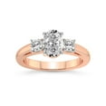 thumbnail image 1 of 5 Carat IGI Certified Oval Shape Lab Grown Diamond Engagement Ring | 14K Rose Gold |Jia Secret Double Halo Eternity Diamond Ring | FG-VS1-VS2 Quality Friendly Diamonds, 1 of 5