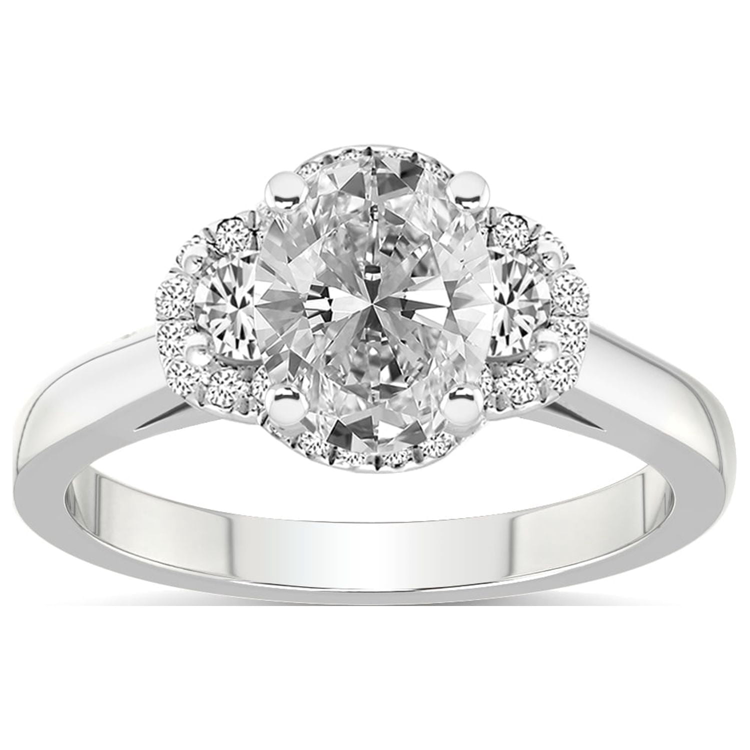 5 Carat IGI Certified Oval Shape Lab Grown Diamond Engagement Ring ...