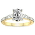 thumbnail image 1 of IGI Certified 5 Carat Oval Shape Lab Grown Diamond Engagement Ring | 14K White Gold |Geneva Side Stone Diamond Ring | FG-VS Quality Friendly Diamonds, 1 of 6
