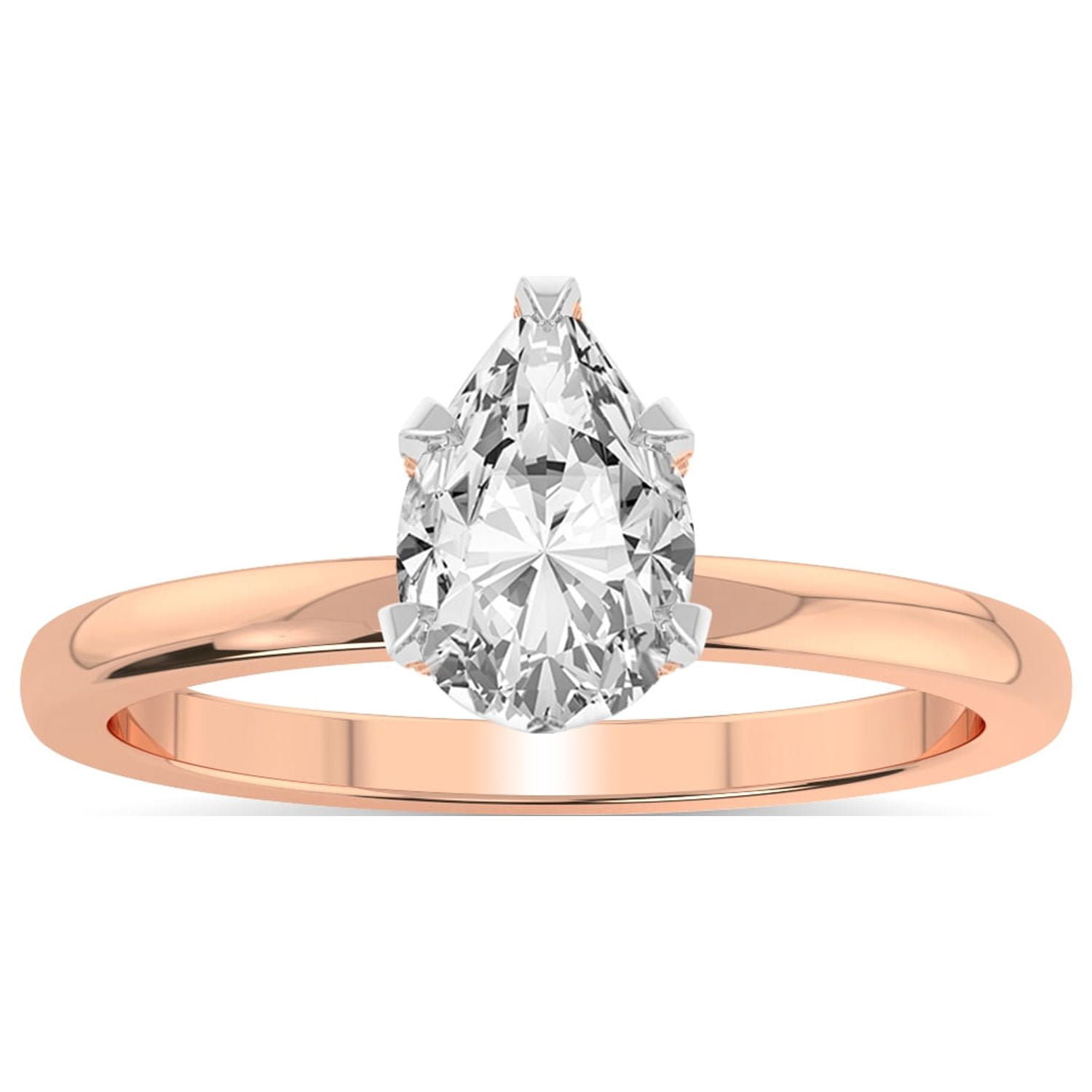 IGI Certified 5 Carat Pear Shape Lab Grown Diamond Engagement Ring ...