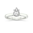 thumbnail image 1 of 5 Carat IGI Certified Pear Shape Lab Grown Diamond Engagement Ring | 14K White Gold |Teagan Solitaire Diamond Ring | FG-VS1-VS2 Quality Friendly Diamonds, 1 of 4