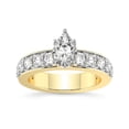 thumbnail image 1 of IGI Certified 5 Carat Pear Shape Lab Grown Diamond Engagement Ring | 14K White Gold | Adele Side Stone Lab Diamond Ring | FG-VS1-VS2 Quality Friendly Diamonds, 1 of 6