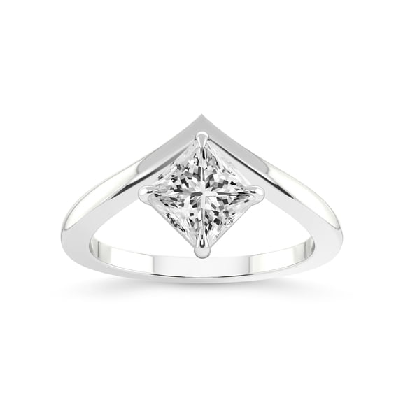 5 Carat Round LAB GROWN Ruby and LAB GROWN Diamond Engagement Ring (4 ...