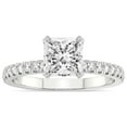 thumbnail image 1 of 5 Carat IGI Certified Princess Shape Lab Grown Diamond Engagement Ring | 14K White Gold |Serena Eternity Diamond Ring | FG-VS1-VS2 Quality Friendly Diamonds, 1 of 5