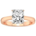 thumbnail image 1 of 5 Carat IGI Certified Radiant Shape Lab Grown Diamond Engagement Ring | 14K Rose Gold | Elsa Hidden Accents Solitaire Diamond Ring | FG-VS1-VS2 Quality Friendly Diamonds, 1 of 3