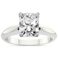 thumbnail image 1 of 5 Carat IGI Certified Radiant Shape Lab Grown Diamond Engagement Ring | 14K White Gold |Eloise Solitaire Knife Edge Diamond Ring | FG-VS1-VS2 Quality Friendly Diamonds, 1 of 3