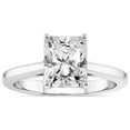 thumbnail image 1 of IGI Certified 5 Carat Radiant Shape Lab Grown Diamond Engagement Ring | 14K White Gold | Siran Secret Halo Lab Diamond Ring | FG-VS1-VS2 Quality Friendly Diamonds, 1 of 5