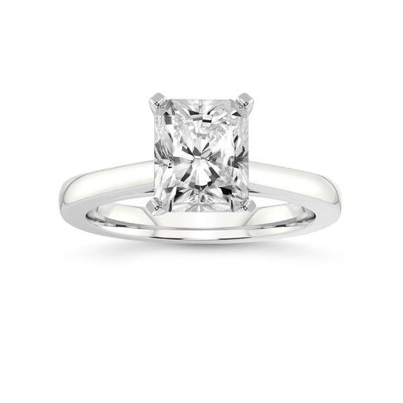 5 Carat IGI Certified Radiant Shape Lab Grown Diamond Engagement Ring | 14K White Gold |Teagan Solitaire Diamond Ring | FG-VS1-VS2 Quality Friendly Diamonds