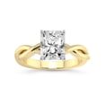 thumbnail image 1 of 5 Carat IGI Certified Radiant Shape Lab Grown Diamond Engagement Ring | 14K Yellow Gold | Evermore Solitaire Diamond Ring | FG-VS1-VS2 Quality Friendly Diamonds, 1 of 3