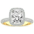 thumbnail image 1 of 5 Carat IGI Certified Radiant Shape Lab Grown Diamond Engagement Ring | 14K Yellow Gold |Kathrine Halo Diamond Ring | FG-VS1-VS2 Quality Friendly Diamonds, 1 of 3