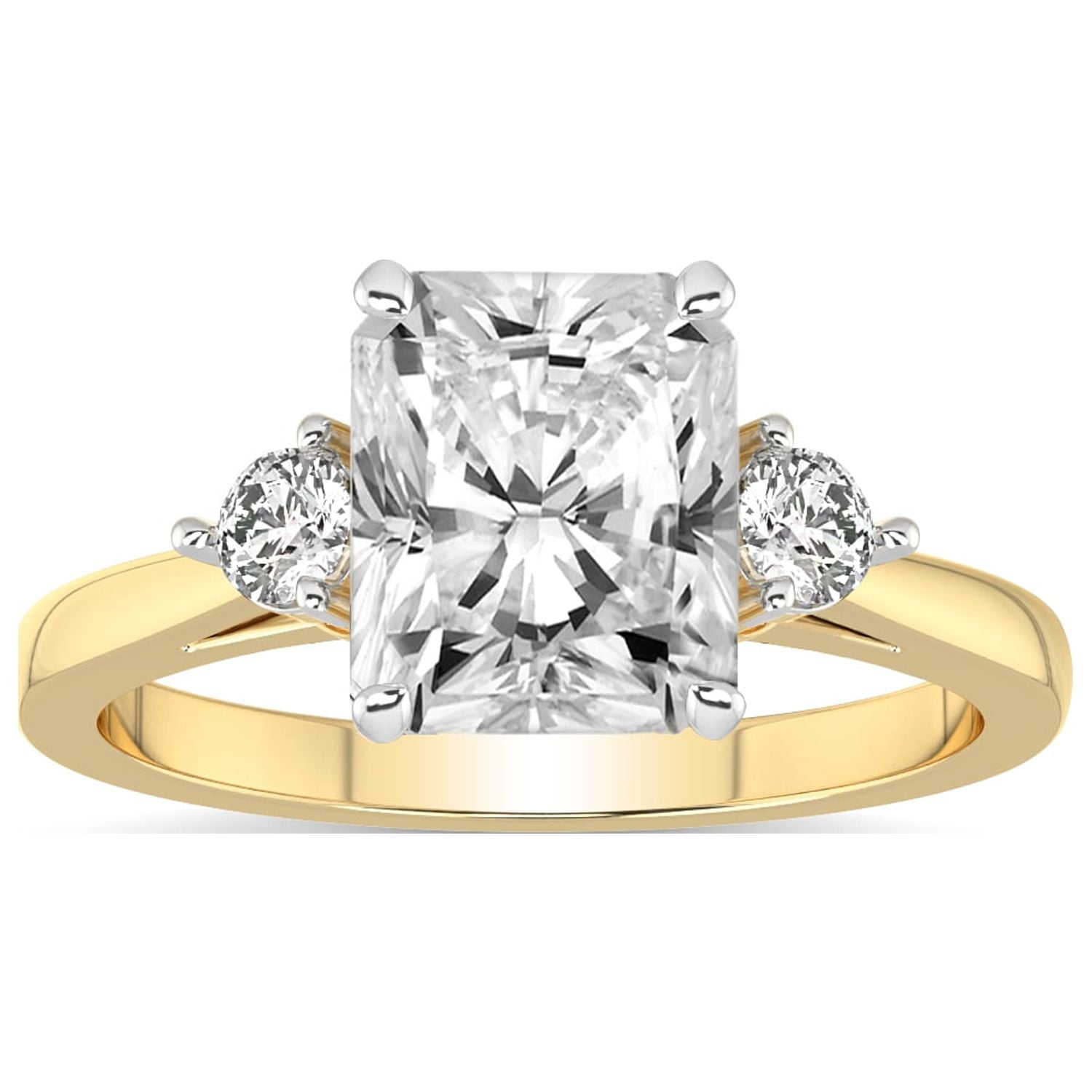 5 Carat IGI Certified Radiant Shape Lab Grown Diamond Engagement Ring