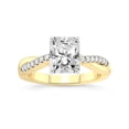 thumbnail image 1 of 5 Carat IGI Certified Radiant Shape Lab Grown Diamond Engagement Ring | 14K Yellow Gold |Twisted Vine Diamond Ring | FG-VS1-VS2 Quality Friendly Diamonds, 1 of 3