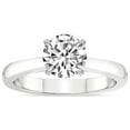 thumbnail image 1 of 5 Carat IGI Certified Round Shape Lab Grown Diamond Engagement Ring | 14K White Gold | Elsa Hidden Accents Solitaire Diamond Ring | FG-VS1-VS2 Quality Friendly Diamonds, 1 of 5