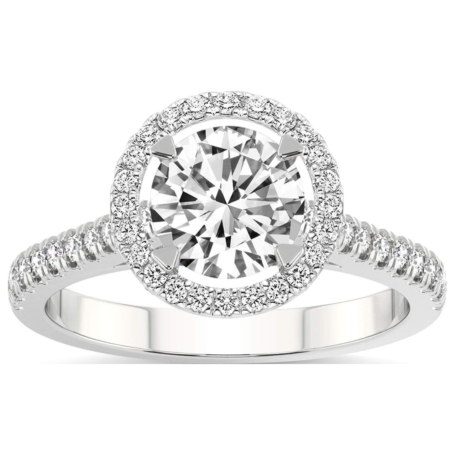 5 Carat IGI Certified Round Shape Lab Grown Diamond Engagement Ring ...