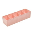 thumbnail image 1 of 5 Cell Drawer Organizer, Stackable Storage Box Divider for Underwear, Socks, Bra, Tie, Cosmetic & Small Household Items(Red,Regular), 1 of 5