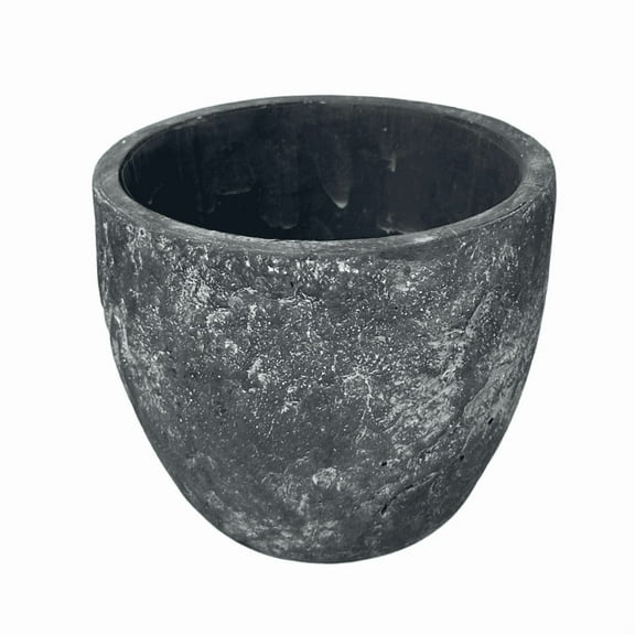 Admired by Nature ABN5E205-GREY 5' Ceramic Flower Planter, Ceramic Pot Planter, Plant Home Dcor, Gray