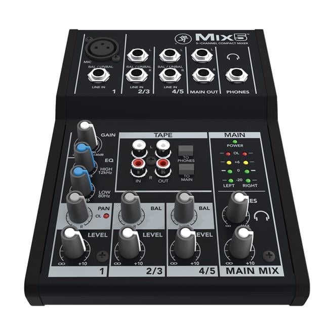 5 Channel Compact Mixer