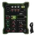 5 Channel Line Mixer Mini Audio Mixer with Bluetooth USB Reverberation