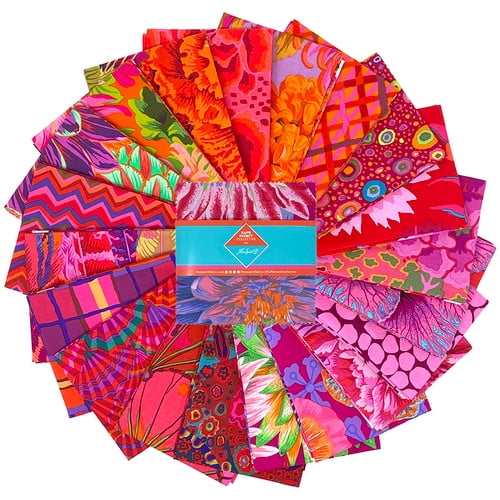 Free Spirit - Classics Plus - Ruby 5 inch Charm by Kaffe Fassett 42 pcs