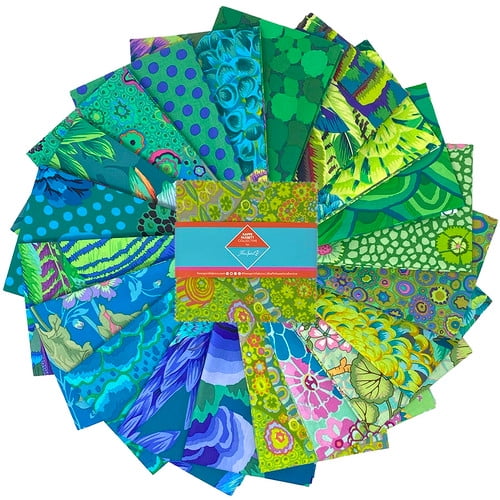 Free Spirit - Classics Plus - Tidal 5 inch Charm by Kaffe Fassett 42 pcs