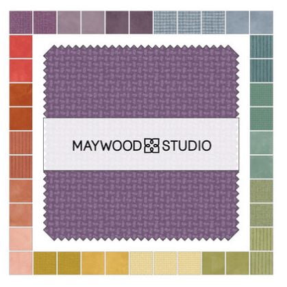 5" Charm Pack Squares - Bonnie Sullivan Woolies Flannel Sorbetto Vol. 2 Maywood Studio 42 5-inch Charm Pack Squares Flannel Fabric Bundle Precuts (CP-MASWOF-SORB) M422.40