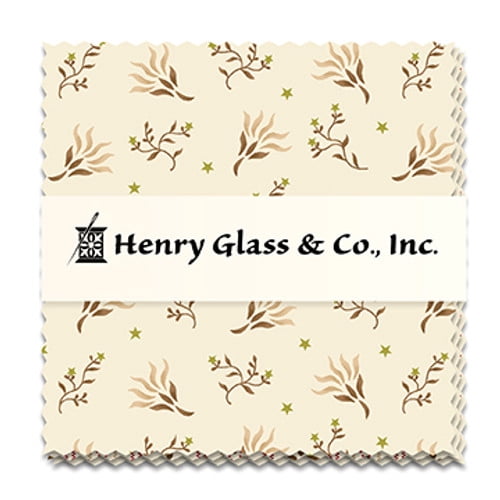 5" Charm Pack Squares - Buttercream & Brickle Bits by Kim Diehl for Henry Glass & Co. Fabric Bundle Quilters Cotton Precuts (FB6CPHG.BTRCREAM&BRICKLE) M518.08