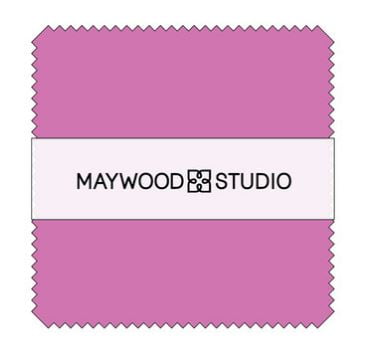 5" Charm Pack Squares - KimberBell Solids Maywood Studio Fabric Bundle Quilters Cotton Precuts (CP-MASKSS-COMP) M410.20