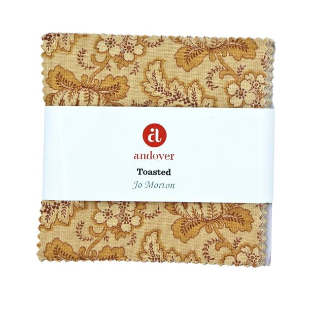 5" Charm Pack Squares - Toasted by Jo Morton for Andover Fabrics Single Scoop Fabric Bundle Quilters Cotton Precuts (1S-TOASTED-X) M520.58