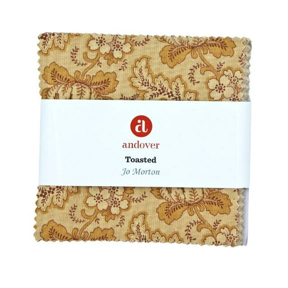 5" Charm Pack Squares - Toasted by Jo Morton for Andover Fabrics Single Scoop Fabric Bundle Quilters Cotton Precuts (1S-TOASTED-X) M520.58