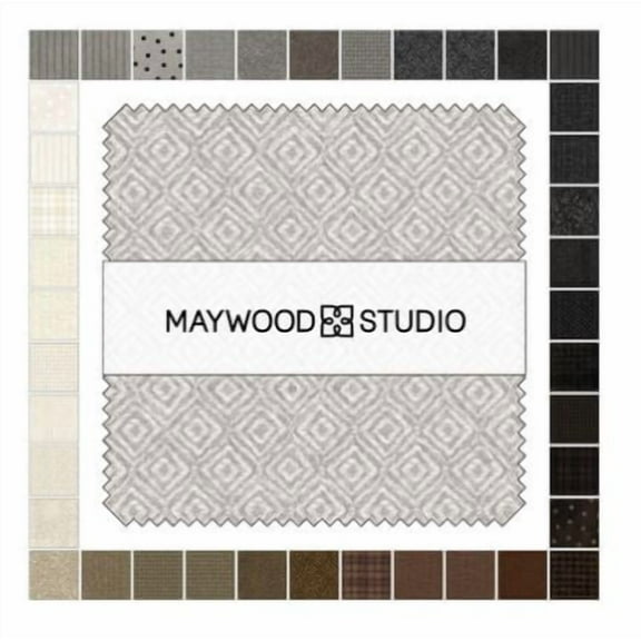 5" Charm Pack Squares - Woolies Flannel by Bonnie Sullivan Vol. 2 Neutrals Fabric Bundle Quilters Cotton Precuts (CP-MASWOF-NEU) M517.95