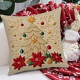 thumbnail image 1 of Under $5 Christmas Decorative Pillow Covers 18x18" for Couch Sofa Bed, Soft and Breathable Home Decors Cushion Covers Christmas Pillow Cover Holiday Decoration Linen Pillow, 1 of 7