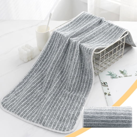 Under $5 Clearance Bath Towel, InsCrazy 100% Cotton Towel, Thick and Soft, Quick Dry, Highly Absorbent Solid Towel for Kitchen, Bathroom, Wash Face Towel, Beach Towel, Large Gift Hand Towel
