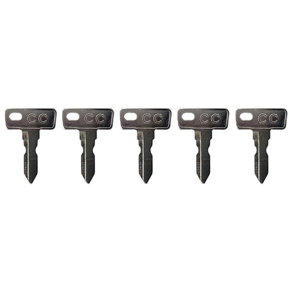 (5) Club Car DS & Precedent Gas/Electric Golf Cart Key Replacement for Ignition Keys