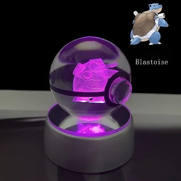 Generic 5 cm Poke Ball Blastoise Night Lights